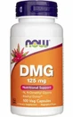 DMG (Диметилгліцин), 125 мг - 100 капсул Now Foods