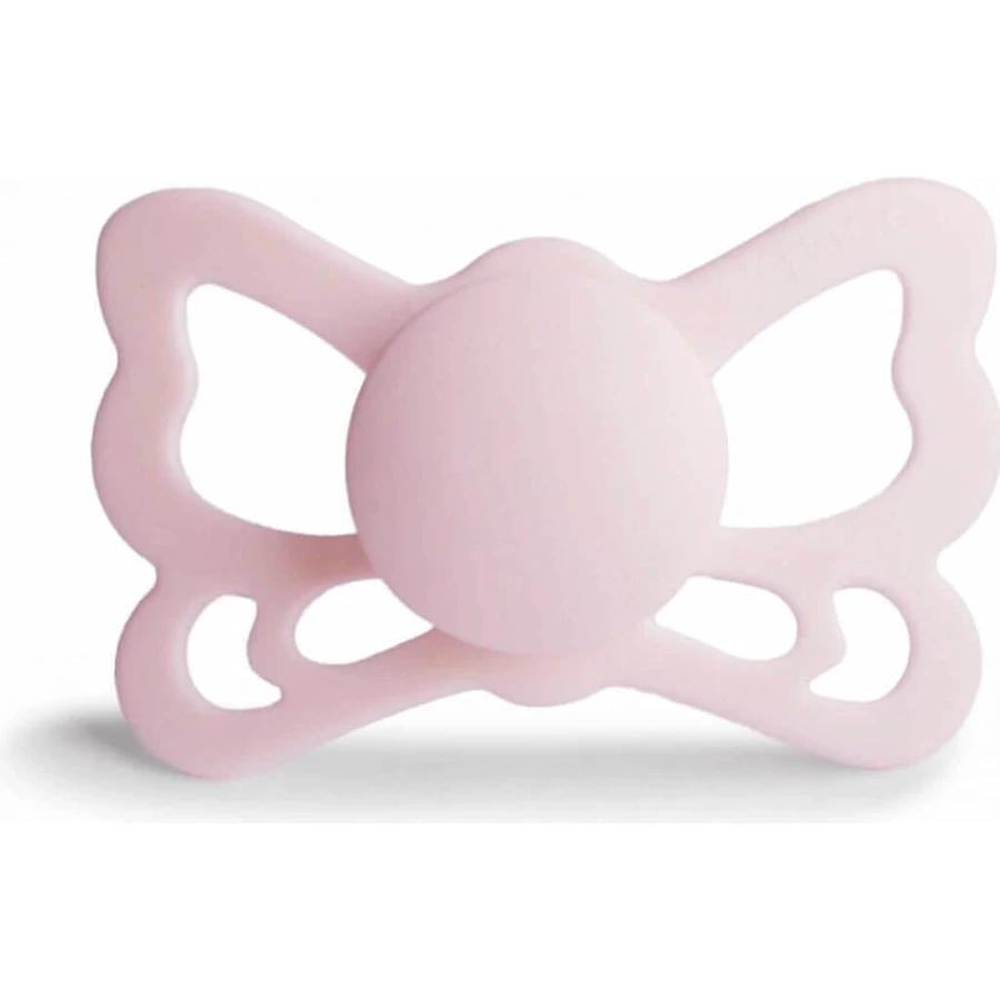 FRIGG Butterfly Анатомическая силиконовая пустышка бело-сиреневая, +6м 1×1 шт, силиконовая пустышка: цены и характеристики