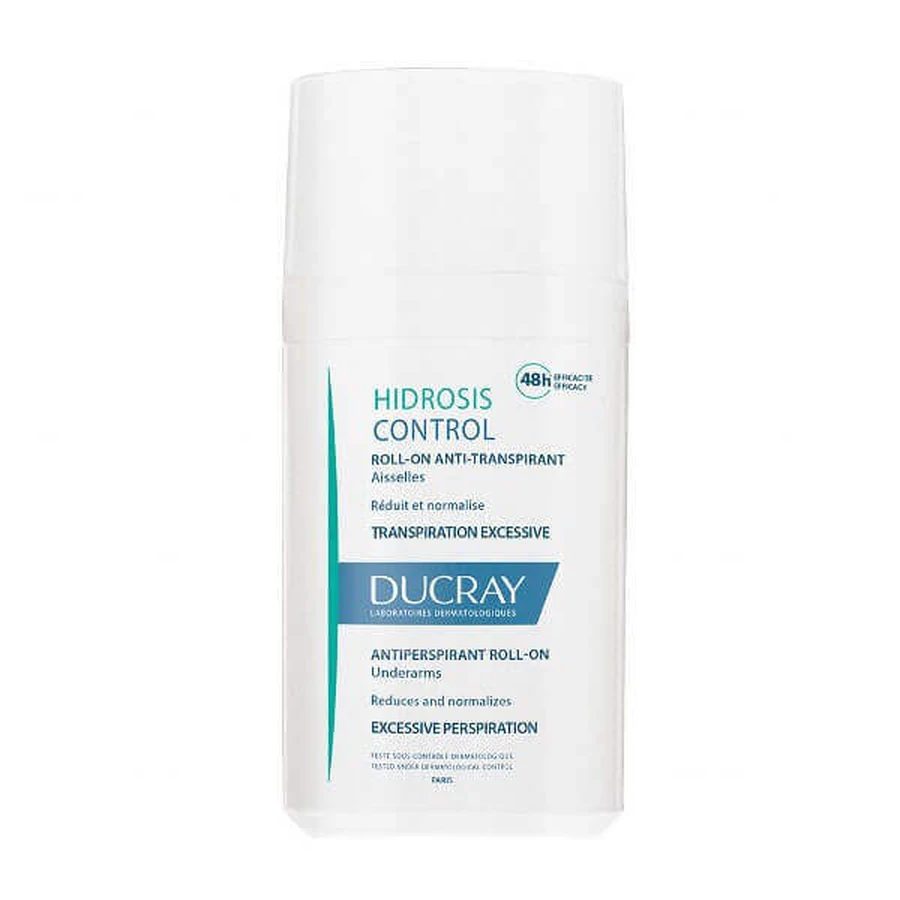 Ducray Hidrosis Control, антиперспірант роликовий 48 год, 40 мл: ціни та характеристики
