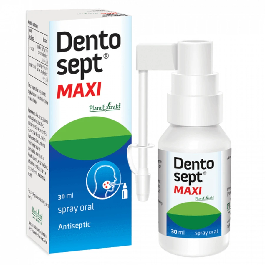 Спрей для ясен Dentosept Maxi, 30 мл, рослинний екстракт: ціни та характеристики