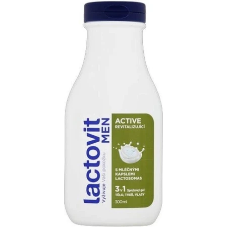 Lactovit MEN Lactourea 3 в 1 Гель для душа 1×300 мл, гель для душа: цены и характеристики