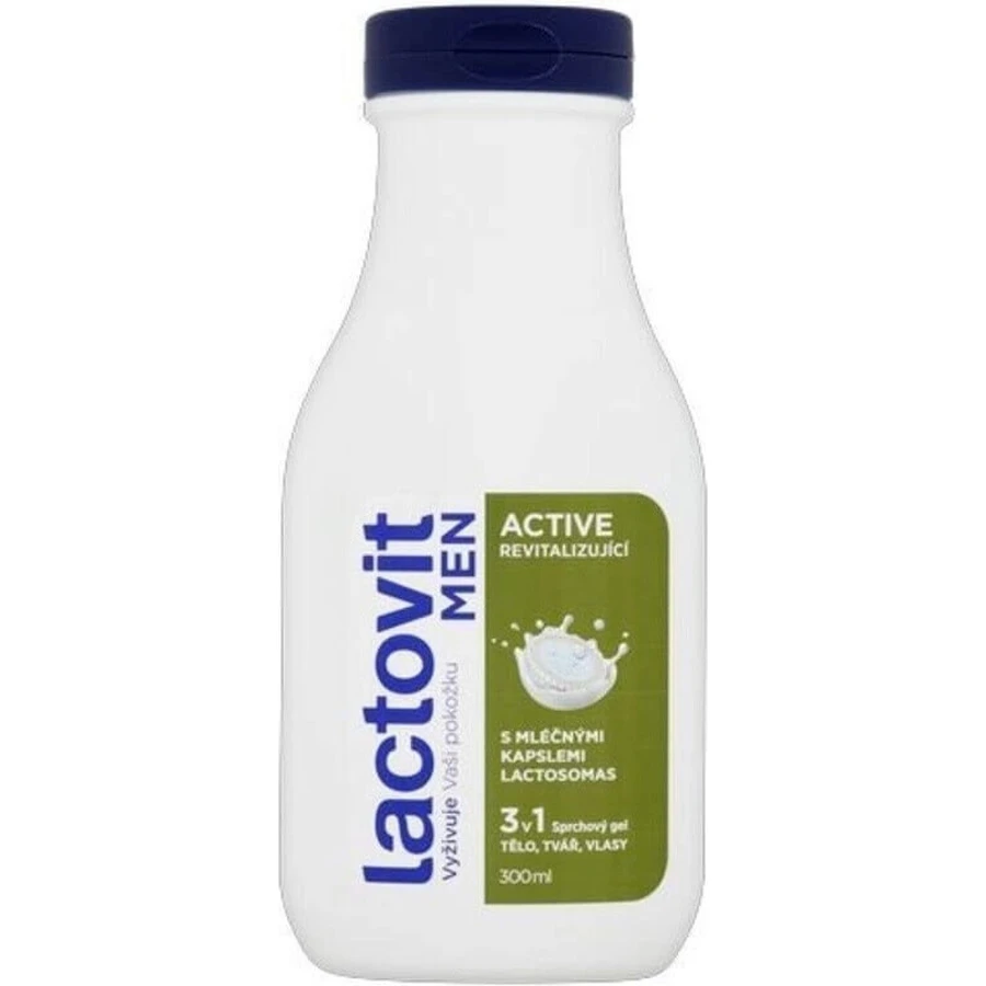 Lactovit MEN Lactourea 3 в 1 Гель для душа 1×300 мл, гель для душа: цены и характеристики