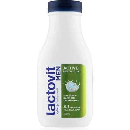 Lactovit MEN Lactourea 3 в 1 Гель для душа 1×300 мл, гель для душа: цены и характеристики