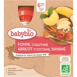 Babybio doypack яблоко, мархуа, банан 4 x 90 г