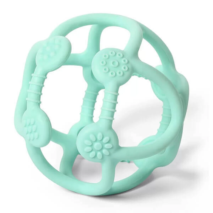 BabyOno Ortho, силіконовий прорізувач для зубів, кліщ, від народження, 1 шт.: ціни та характеристики