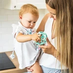 BabyOno Ortho, силіконовий прорізувач для зубів, кліщ, від народження, 1 шт.: ціни та характеристики