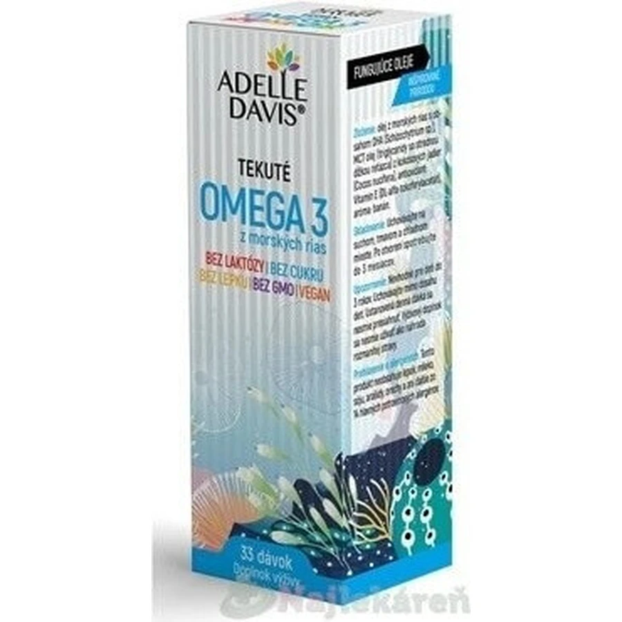 Adelle Davis OMEGA 3 з морських водоростей 50 мл 1×50 мл, харчова добавка: ціни та характеристики