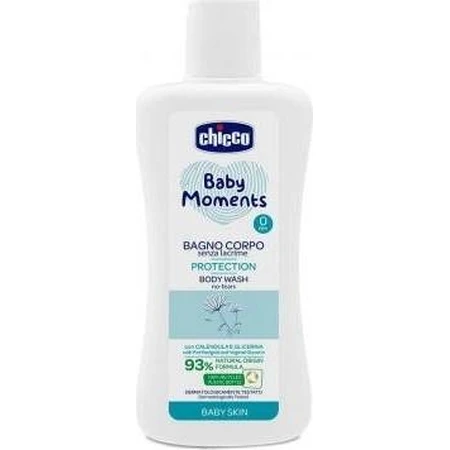 CHICCO Baby Body Wash BABY MOMENTS PROTECTION 1×200 мл, вечно очищает кожу ребенка: цены и характеристики