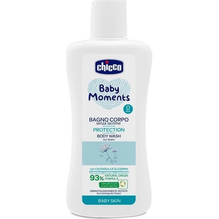 CHICCO Baby Body Wash BABY MOMENTS PROTECTION 1×200 мл, вечно очищает кожу ребенка: цены и характеристики