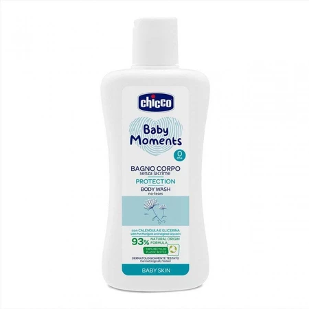 CHICCO Baby Body Wash BABY MOMENTS PROTECTION 1×200 мл, вечно очищает кожу ребенка: цены и характеристики