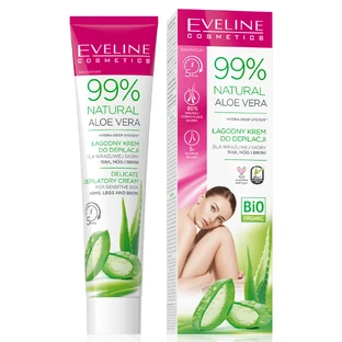 Eveline Cosmetics 99% натуральний крем для депіляції алое вера, рк, ніг і бікіні, 125 мл