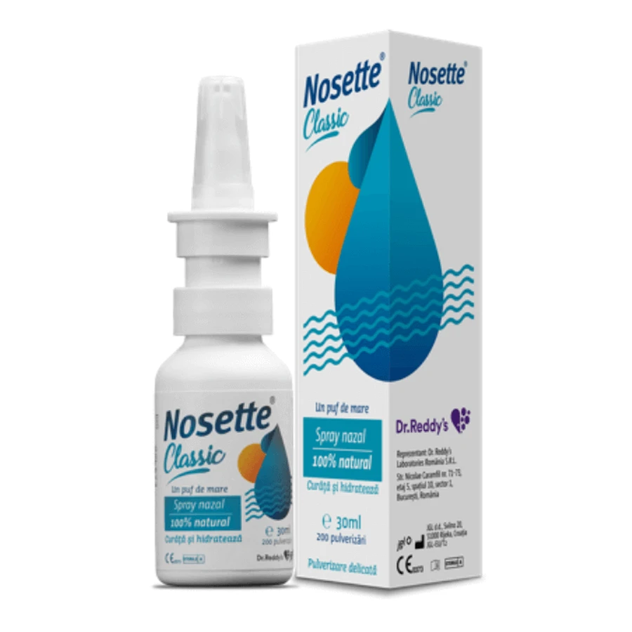 Натуральний назальний спрей Nosette Classic, 30 мл, Dr Reddys: ціни та характеристики