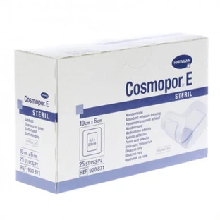 Cosmopor E, хирургическая раневая повязка, дже, 10 см x 6 см, 25 штук