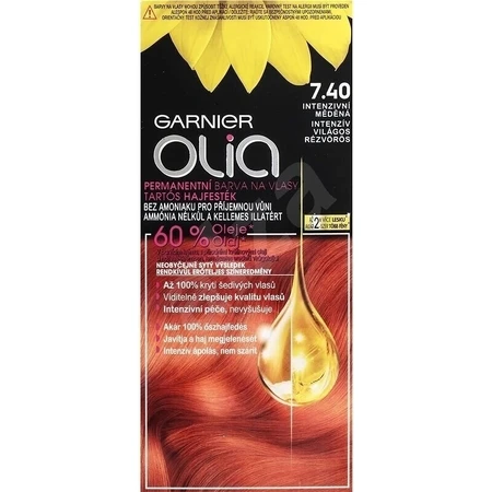 Garnier Olia стійка фарба для волосся 7.40 Набір для перманентної фарби для волосся інтенсивної міді 1×1: ціни та характеристики