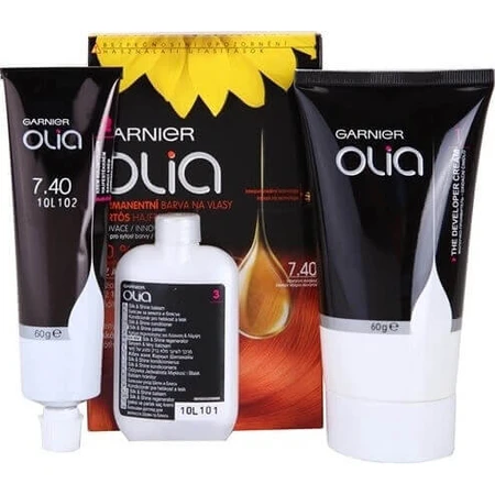 Garnier Olia стійка фарба для волосся 7.40 Набір для перманентної фарби для волосся інтенсивної міді 1×1: ціни та характеристики