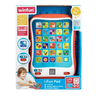 Интерактивный развивающий планшет, +12 месяцев, Winfun