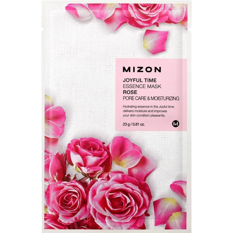 Mizon Joyful Time essence mask Rose hydrated pore tightening sheet mask 23 g: цены и характеристики