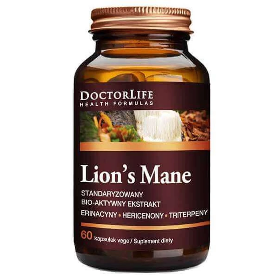 Ежовик гребенчатый Doctor Life Lion's Mane, 60 капсул: цены и характеристики