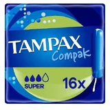 Tampax Compak, гігієнічні тампони з аплікатором, Super, 16 шт.