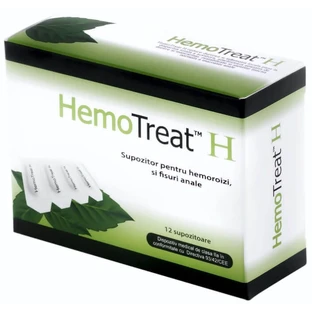 ГемоТрит GlobalTreat HemoTreat H від геморою, супозиторії, 12 штук
