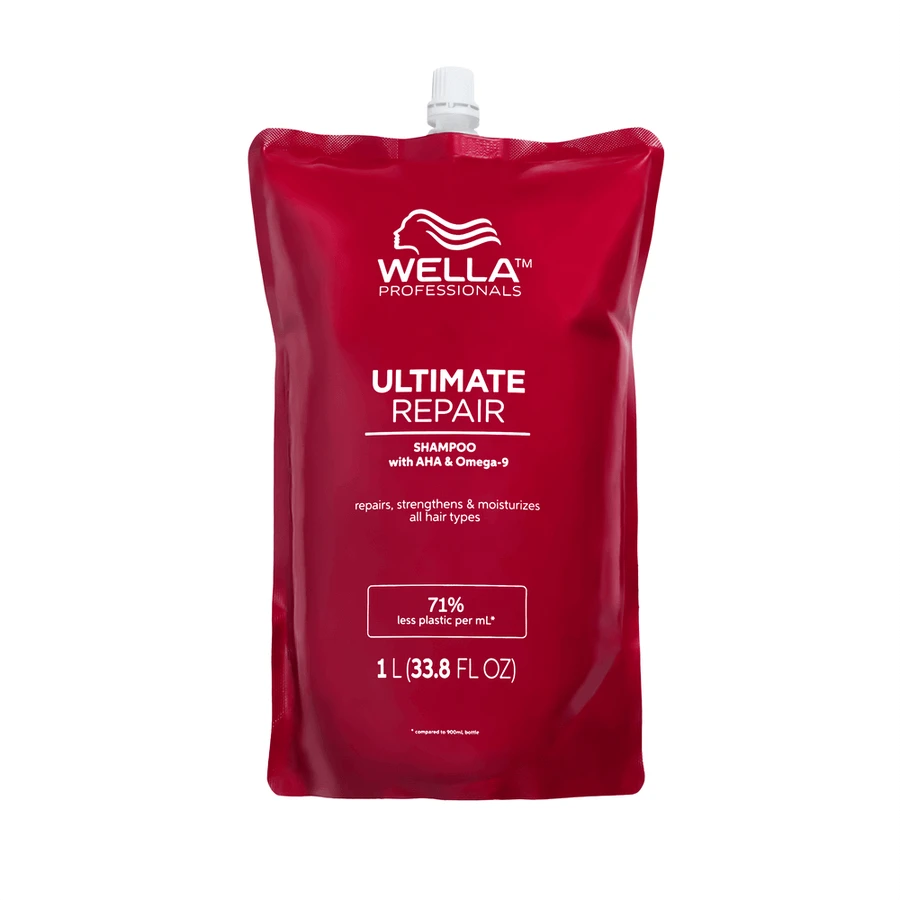 Шампунь с AHA и Омега 9 для поврежденных волос Ultimate Repair, 1 литр, Wella Professionals: цены и характеристики