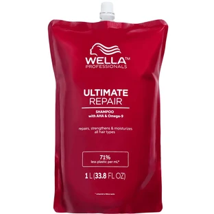 Шампунь Wella Professionals Ultimate Repair из АНА и Омега 9 для поврежденных волос, рефил, 1 л