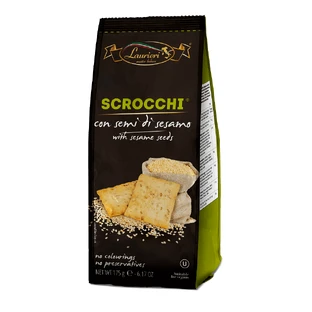 Крекери Scrocchi з кунжутом, 175 г, Laurieri