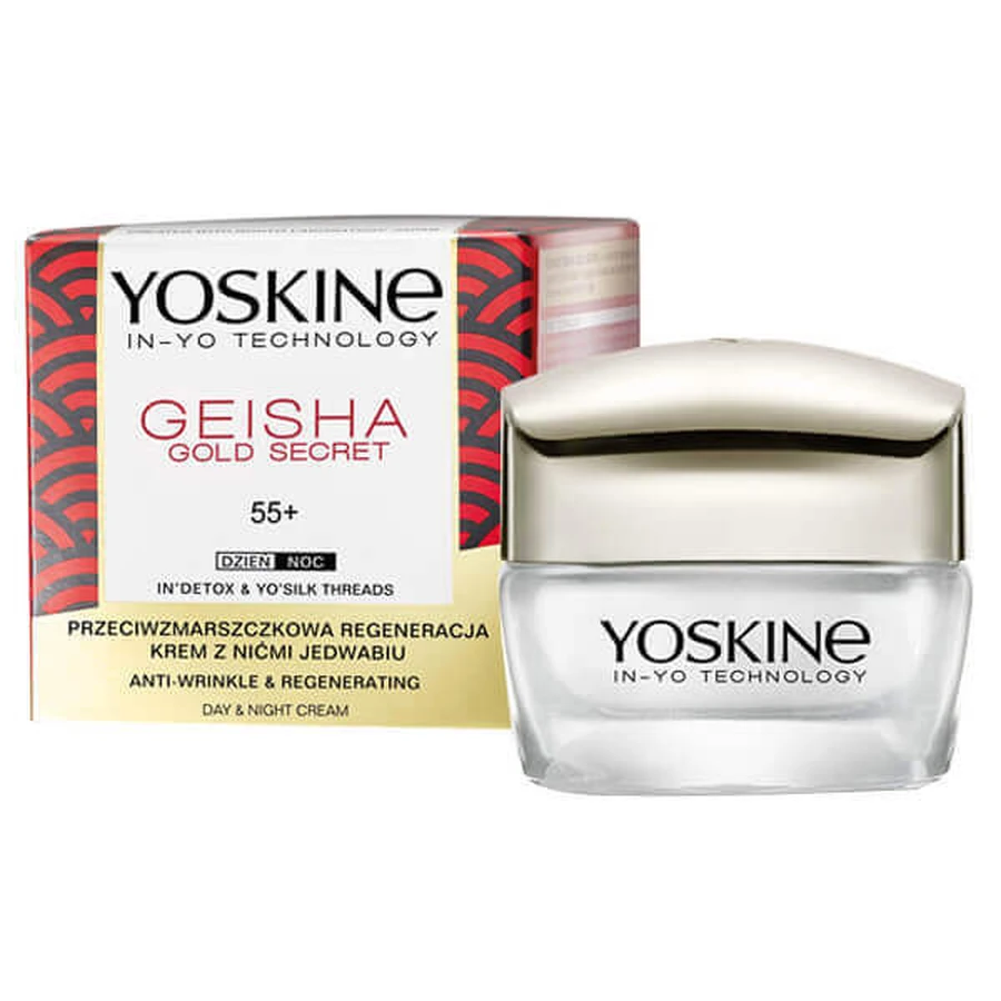 DAX Yoskine Geisha Gold Secret 55+, крем против морщин с шелком, дневной и ночной, 50 мл: цены и характеристики