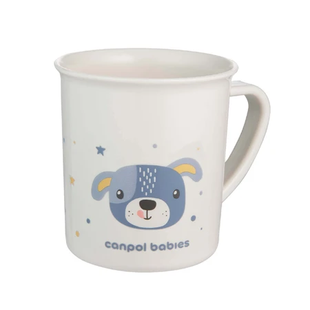 Canpol Babies, пластиковий стаканчик з вушком, Милі тварини, блакитна собачка, від 12 місяців, 170 мл: ціни та характеристики