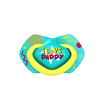 Canpol Babies, пустышка, силиконовая, симметричная, Neon Love, голубая, 22/653, 6-18 месяцев, 2 штуки: цены и характеристики