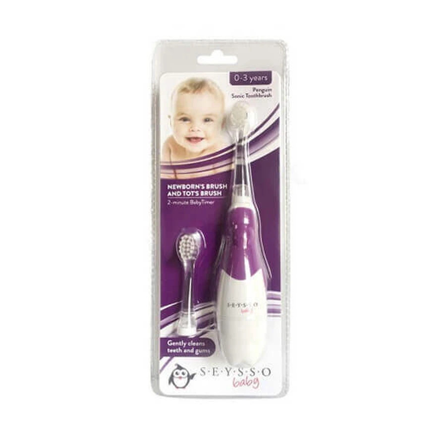 Seysso Baby Penguin, звуковая зубная щетка для детей, 0-3 года, 1 шт.: цены и характеристики