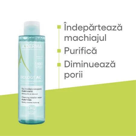 A-Derma Biology AC Очищающая мицеллярная вода, 200 мл: цены и характеристики