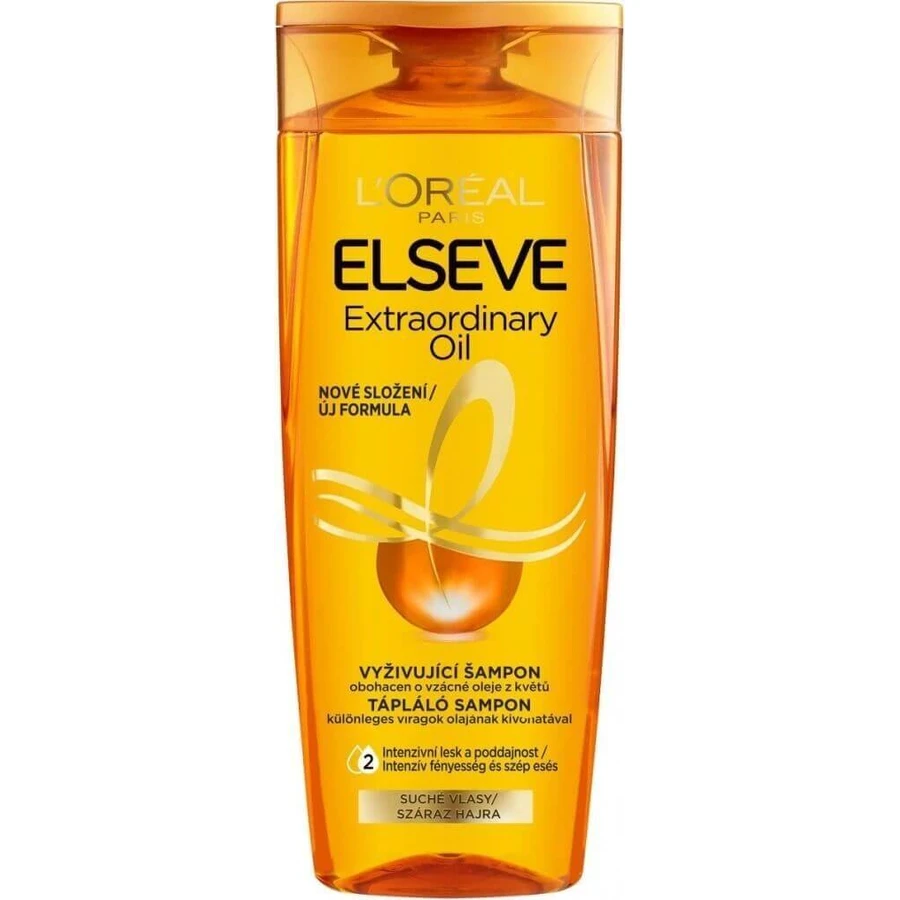 ELSEVE EXTRAORDINALY OIL 1×250 мл, шампунь для сухого волосся: ціни та характеристики