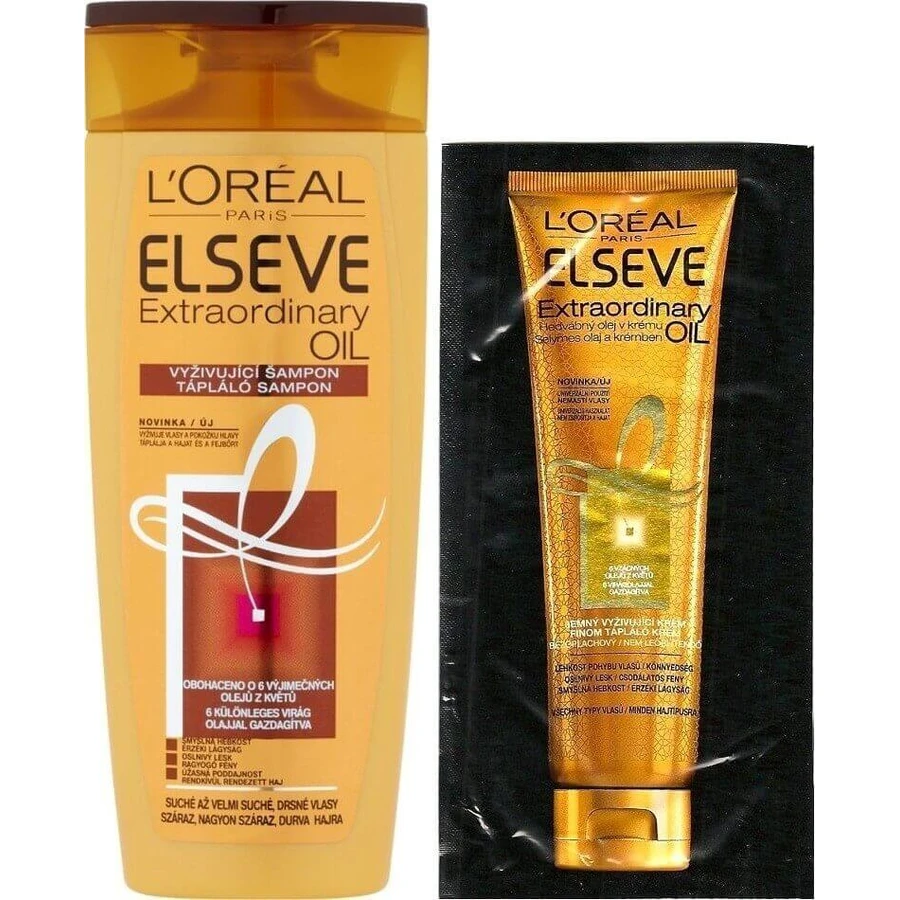 ELSEVE EXTRAORDINALY OIL 1×250 мл, шампунь для сухого волосся: ціни та характеристики