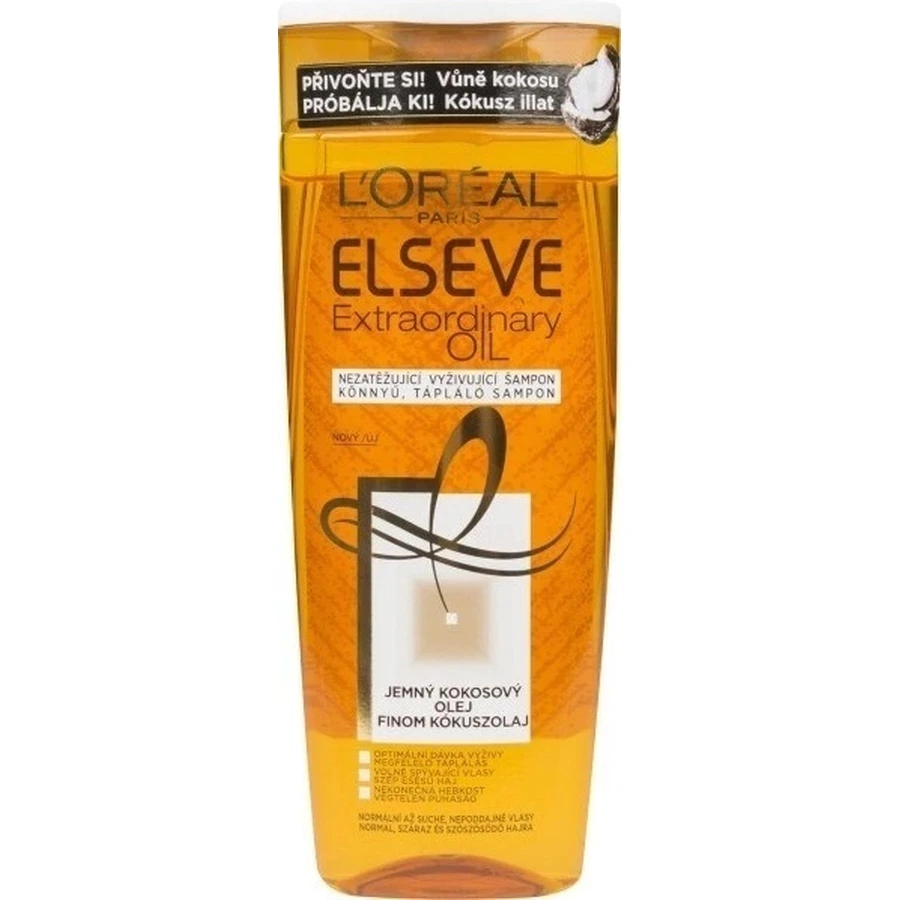 ELSEVE EXTRAORDINALY OIL 1×250 мл, шампунь для сухого волосся: ціни та характеристики