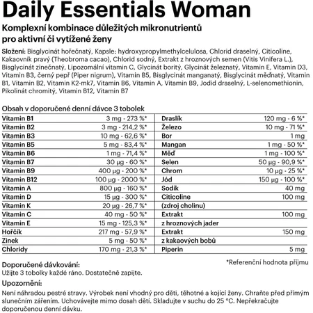 Flow Daily Essentials для жінок 90 твердих капсул: ціни та характеристики