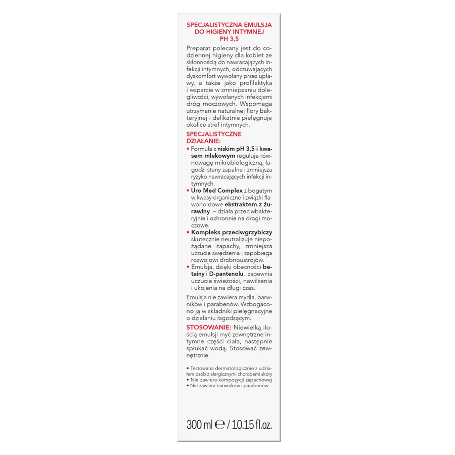 AA, Intymna Advanced Med+, Спеціалізована емульсія для інтимної гігієни, Advanced pH 3,5, 300 мл: ціни та характеристики