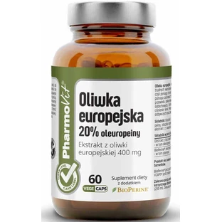 Оливка європейська 20% олеуропеїн 60 капсул Pharmovit Clean Label