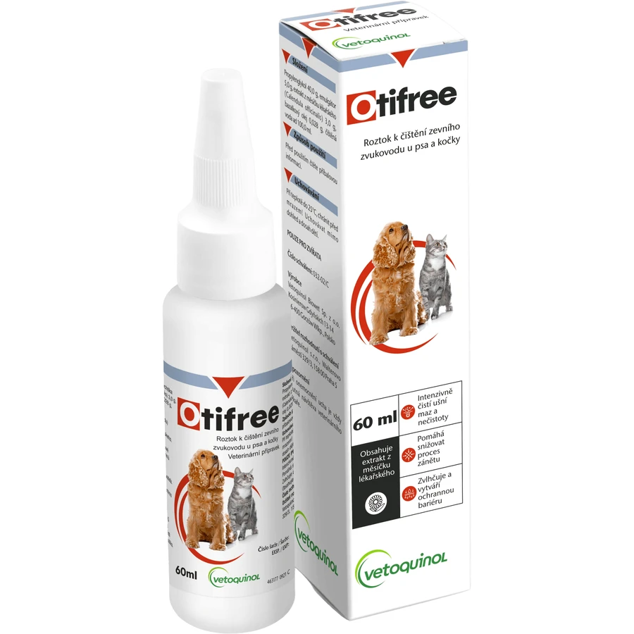 Отифри средство для заполнения наружного слухового прохода собаки/кошки 60 мл: цены и характеристики