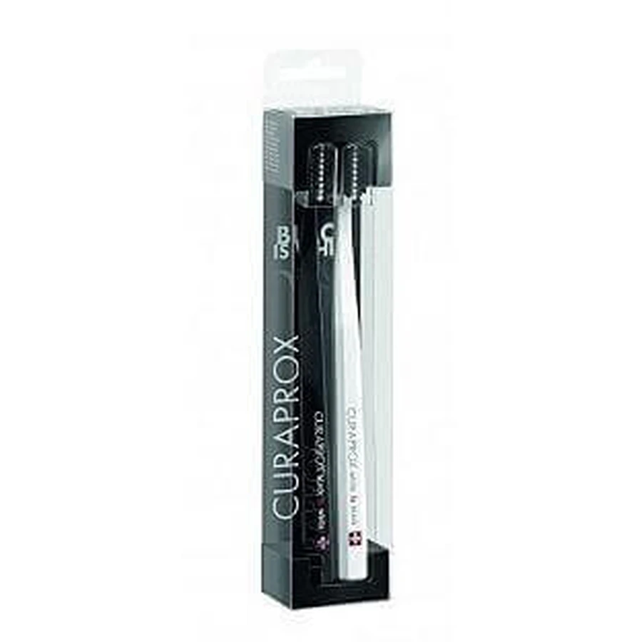 Curaprox CS 5460 ультрамягкий DUO White is Black белый/черный, 2 упаковки: цены и характеристики