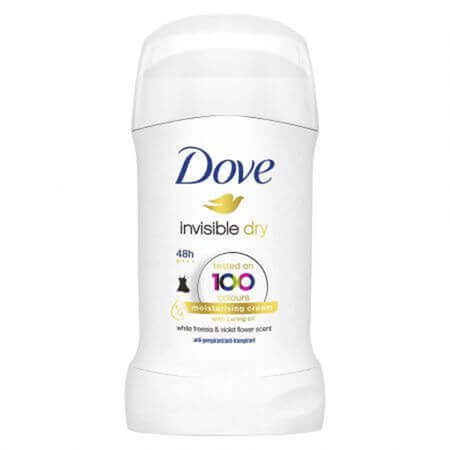 Антиперспірант-стік Invisible Dry, 40 мл, Dove: ціни та характеристики