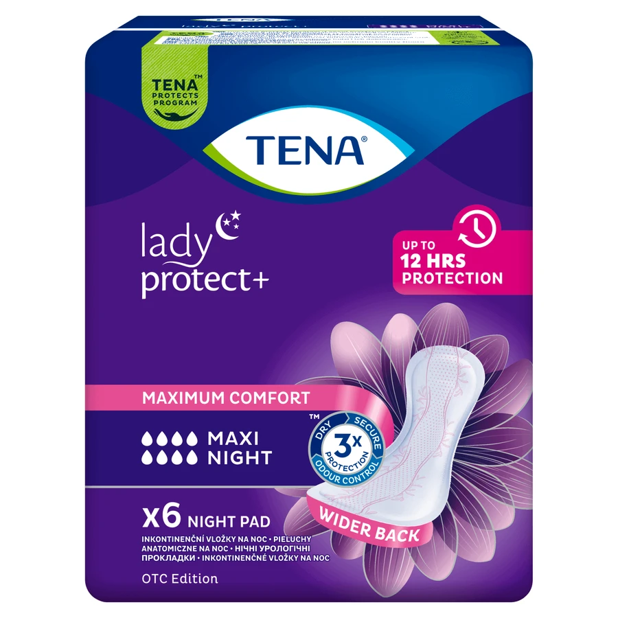 Урологические прокладки от недержания TENA Lady Maxi Night: цены и характеристики