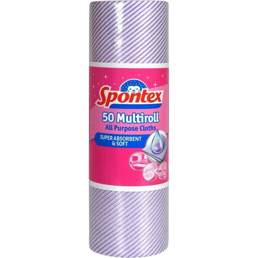 Серветки Spontex Multiroll в рулоні 50 шт.: ціни та характеристики