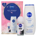 Набор Nivea Soft Moment, el shower, Creme Soft, 250 мл + Black & White Invisible, антиперспирант стик, 48 часов, прозрачный, 50 мл: цены и характеристики