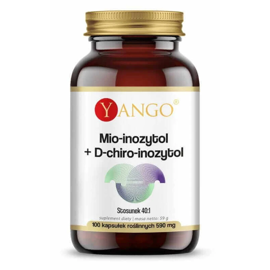 Мио-инозитол + D-хиро-инозитол 100 капсул Yango: цены и характеристики