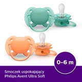 Avent Ultra Soft, пустушка, силіконова, симетрична, унісекс, SCF091/03, 0-6 місяців, 2 шт.