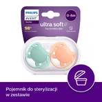 Avent Ultra Soft, пустушка, силіконова, симетрична, унісекс, SCF091/03, 0-6 місяців, 2 шт.: ціни та характеристики
