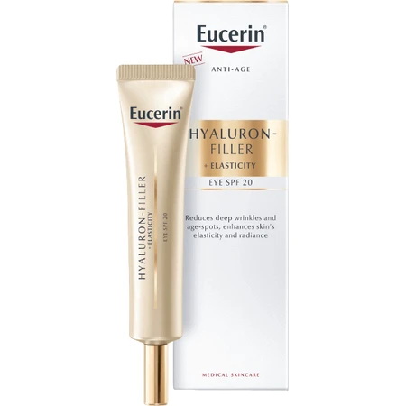 Крем для шкіри навколо очей Eucerin Hyaluron-Filler+Elasticity SPF20 15 мл: ціни та характеристики