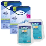 Набір Tena Lady Slim, спеціальні гігієнічні рушники, Extra, 2 x 20 шт + ProSkin Pants Normal chonic труси, розмір M та L, 2 зразки: ціни та характеристики