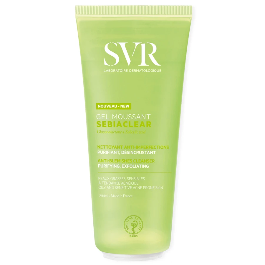 SVR Sebiaclear Gel Moussant el средство для очищения лица, 200 мл: цены и характеристики